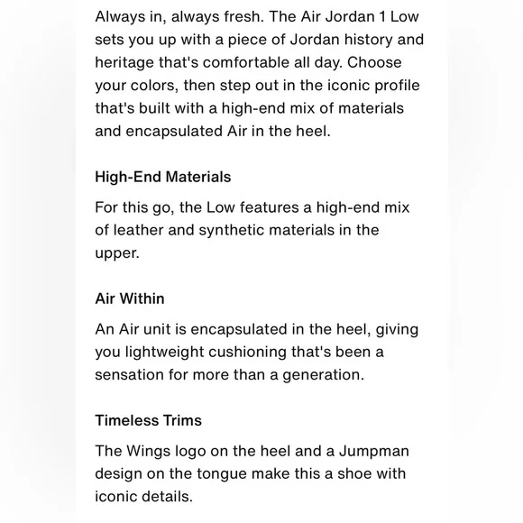 Nike Air Jordan 1 Low - Picture 7 of 7